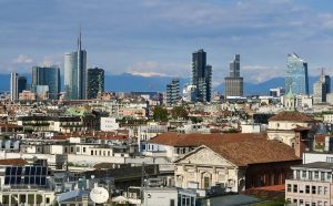 Milano city view