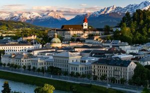 Salzburg city view